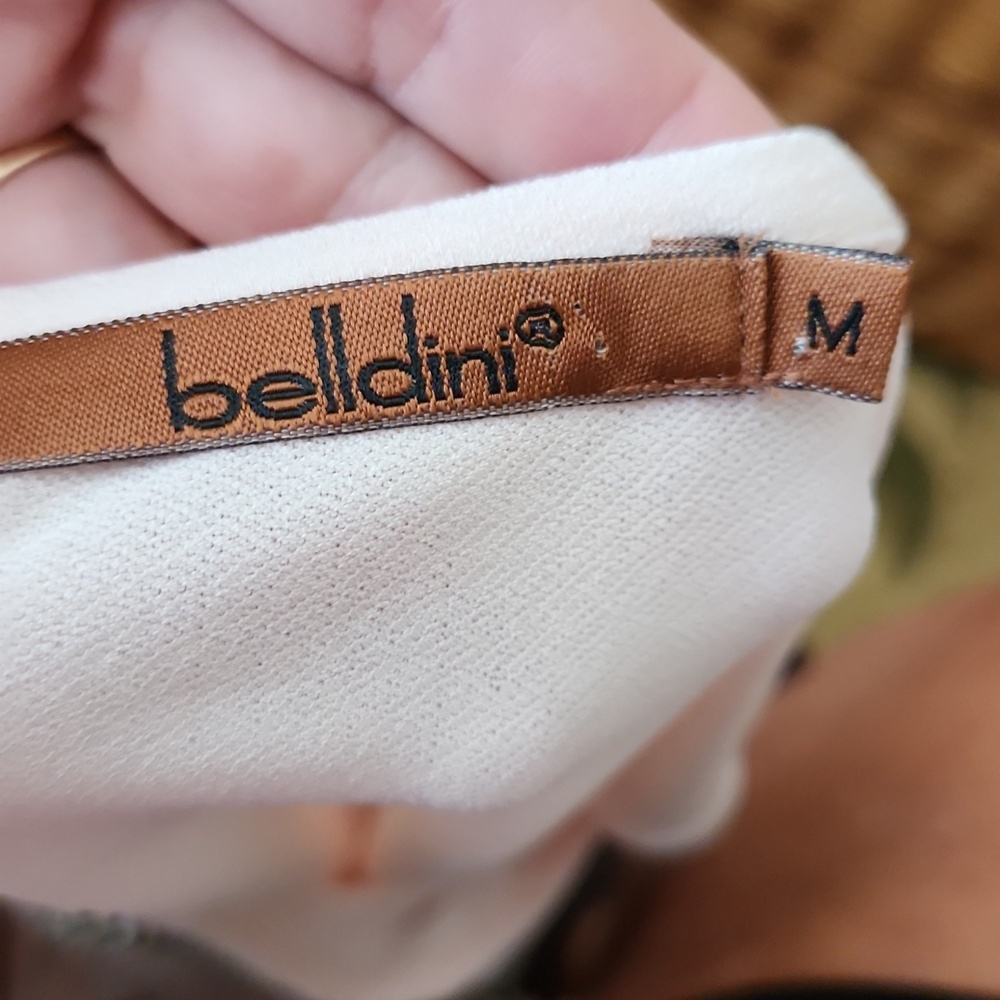 Like new! Belldini blush ping diamond assymetrical tank - Picture 6 of 7